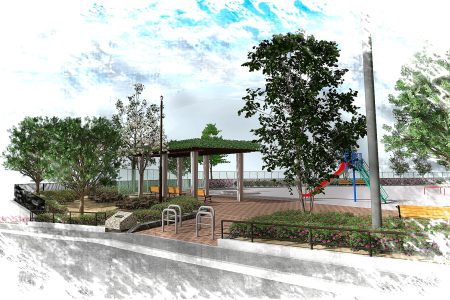 栄区の公園工事を施工しております